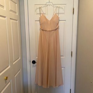 Jenny Yoo Inesse Bridesmaid Dress - Blush, size 2